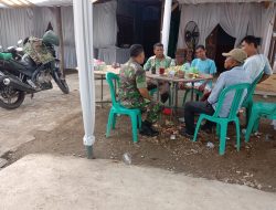 Melalui Komsos Babinsa Koramil 11 Pebayuran Ajak Warga Tingkatkan Keamanan Lingkungan