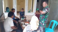 Tingkatkan Hubungan Kerja di Wilayah Binaannya Babinsa Koramil 13 kedungwaringin Mendadak sambangi Kantor Desa Bojong Sari