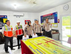 Pastikan Maksimal Dalam Pelayanan, Kapolres Subang Cek Pos Pelayanan Natal dan Tahun Baru Rest Area 102A Cipali