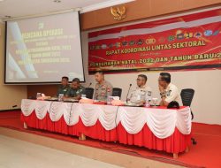 Jelang PAM Nataru 2022-2023, Kapolres Metro Tangerang Kota, Gelar Rapat Koordinasi Lintas Sektoral