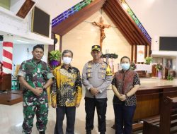 Cek Kesiapan PAM Nataru 2022-2023, Kapolres Metro Tangerang Kota Lakukan Asistensi dan Asessment di Gereja Usai Apel Gelar Pasukan