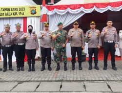 Ciptakan Kondusifitas di Malam Natal dan Tahun Baru, Rest Area KM 19 Tak Luput Dari Pengawasan Dandim 0509 Kabupaten Bekasi