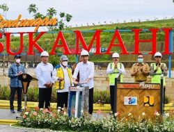 Presiden Joko Widodo Resmikan Bendungan Sukamahi di Kabupaten Bogor
