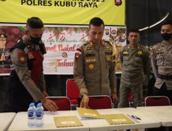Kapolres Kubu Raya Pastikan Kesiapsiagaan Pos Pam H-1 Perayaan Natal Dan Tahun Baru