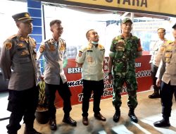 TIDAK MAU MAIN”,KAPOLRES KAYONG UTARA CEK LANGSUNG PASTIKAN KESIAPAN PERSONIL DAN TEMPAT POS PENGAMAN (POS PAM DAN POS YAN)