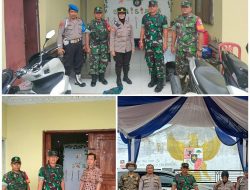 Sapa Jemaat Kristiani Saat Misa Natal Semua Gereja Sekecamatan Pebayuran di Sambangi Danramil 11 Pebayuran