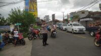 Antisipasi Kepadatan Arus Lalin, Polsek Ciampea Polres Bogor Lakukan Pengaturan Arus Lalin
