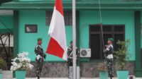 Kodim 0509/Kabupaten Bekasi Gelar Upacara Pengibaran Bendera Merah Putih