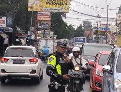 Memasuki Hari Ke 6 Pelaksanaan Ops LiLin 2022, Situasi Lalin Kawasan Puncak Masih Berjalan Normal