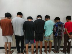 Polsek Neglasari Polres Metro Tangerang Kota Amankan 7 Pelaku Tawuran Antar kelompok Remaja di Neglasari Tangerang