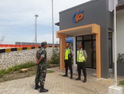 Babinsa Koramil 01 Tambun Mendadak Berikan Materi Wawasan Kebangsaan Pada Security PT CTP Tollways Gabus