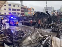 Kebakaran Yang Terjadi di Pasar Sentral Makassar Masih Dalam Proses Penyelidikan Kepolisian