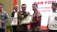 Kementerian Dalam Negeri Menerima Apresiasi Pada Acara Desiminasi Pemutakhiran Pendataan Keluarga (PK) Tahun 2022