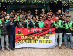 Dalam Rangka Jumling Kapolres Lebak Adakan Giat Curhat Bareng Warga