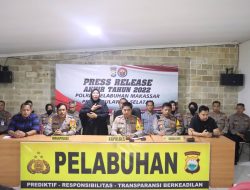 Rilis Akhir Tahun 2022, Polres Pelabuhan Makassar Ungkap Kasus Narkoba Tertinggi Di Polda Sulsel