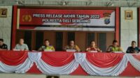 Polresta Deli Serdang Berhasil Tindak 1.375 Kasus Pidana Selama Tahun 2022