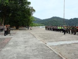 Tidak Mau Main”Dalam Pengamanan Malam Tahun Baru Polres Kayong Utara Gear Apel Pasukan