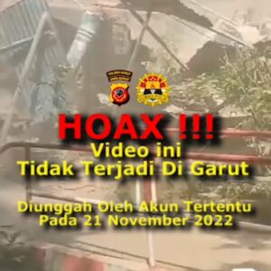 KABID HUMAS POLDA JABAR : VIDEO YANG GAMBARKAN SEJUMLAH RUMAH RUSAK DAN KORBAN LUKA AKIBAT GEMPA GARUT, ADALAH HOAX !!