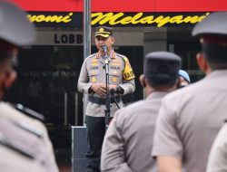 Kapolrestro Tangerang Kota pimpin Upacara Kenaikan Pangkat 85 personel Periode 1 Januari 2023