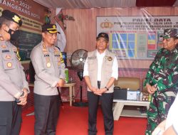 Kunjungan Menteri PMK-RI di Pospam Rest Area KM 14 Tangerang-Jakarta, Kapolres Metro Tangerang Kota Sampaikan Kondusifitas Wilayah