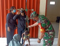 Peduli Kesehatan Anak, Babinsa Koramil Selorejo Dampingi Kegiatan Rembuk Aksi Percepatan Penurunan Stunting