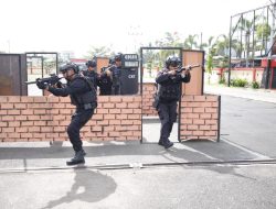 Tingkatkan Kemampuan, Detasemen Gegana Brimob Kalbar Gelar Latihan