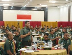 Kodam IM Gelar Rapat Evaluasi Progjagar TA 2022