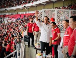 Skor Imbang, Presiden Jokowi Optimistis Timnas Miliki Kesempatan Besar di Semifinal Leg Kedua