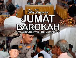 Jum’at barokah, Kapolres Tulungagung memberikan sedekah kepada pengurus jenazah Se kecamatan Pakel