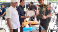 AIPBR Serahkan Piagam Penghargaan Kepada Komandan Inf. Muhammad Guntur