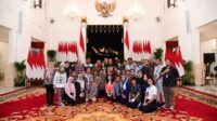 Presiden Jokowi Silaturahmi dengan Wartawan Istana