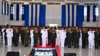 Danrem 181/PVT Menghadiri Tatap Muka Panglima TNI dan Kapolri dengan Prajurit TNI Polri Diwilayah Papua Barat Daya