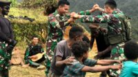 Ada Ular Naga di Papua! Satgas Yonif R 321/GT dan Masyarakat Yigi Riang Gembira