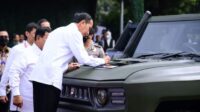 Presiden Jokowi Jajal dan Resmikan Nama Rantis Maung