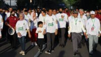Kapolri Hadiri Jalan Sehat Porseni NU yang dibuka oleh Presiden Joko Widodo