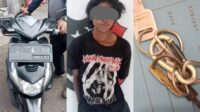 Seorang Pelaku Pencurian Kendaraan Bermotor Gagal, Usai Aksinya di Ketahui Korban