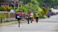 Prajurit Pasmar 3 Laksanakan Uji Nilai Perorangan Dasar Lari 3200 m