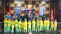 Lantamal IV Kenalkan TNI AL Kepada Anak Paud Azzahra Batam