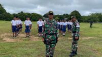 Cerdaskan Kehidupan Anak Bangsa, Satgas Pamtas RI-PNG Yonif 511/DY Jadi Tenaga Pendidik Di Tanah Papua