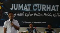 Gelar Jum’at Curhat di Wakrop Upgrade Pontianak Polda Kalbar Bahas Cyber Crime dan Minta Pengguna Sosmed Lebih Bijak