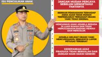 Sikapi Isu Penculikan Anak, Kapolrestro Tangerang Kota Himbau Ini ke Masyarakat