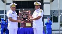 Tongkat Komando Danlantamal XIV Dijabat Laksma TNI Deny Prasetyo
