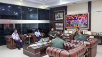 Pangdam XII/Tpr Terima Kunjungan Pejabat Baru Kaotmil II-06 dan Kadilmil I-05
