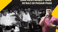 Kapolres Aceh Tamiang AKBP Muhammad Yanis, S.I.K, MH Menghadiri Perayaan Maulid Nabi Muhammad SAW 1444 Hijriyah dan Menyambut Isra’ Mi’raj di Pajak Pagi Pasar Kota Kuala Simpang