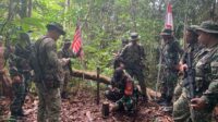 Pos Gabma Nanga Badau Satgas Pamtas RI-Malaysia Yonarmed 19/105 Trk Bogani Laksanakan Patroli Patok Bersama TDM