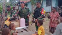 Upaya Pencarian Korban Hanyut Di Sungai Digoel, Koramil Oksibil Temui Masyarakat