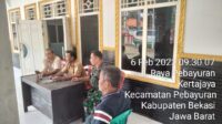 Rencana Kegiatan Jumsih Warga Desa Kertajaya di Tuangkan Babinsa Koramil 11 Pebayuran
