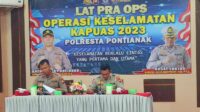 Melaksanakan Lat Pra Ops Keselamatan Kapuas 2023 Jajaran Personil Polresta Pontianak