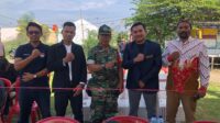 Hadiri Pemilihan Ketua RW Babinsa Koramil 12 Serangbaru Dukung Bersama Tiga Pilar