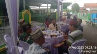 Di lokasi Hajatan Babinsa 11 Pebayuran Sampaikan Pentingnya Meningkatkan Keamanan